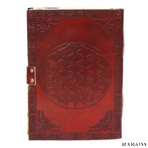 Embossed and Stone Deckle Edge Paper <b>Journal</b> Leather Sketch Book Leather Notebook Leather <b>Journal</b> for Man and Women - Product Image 3