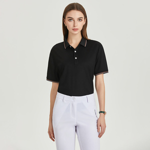Unisex personalizado para polos para hombres y mujeres sublimación sólida en blanco Golf para Polo bordado Logo ropa de trabajo a granel - Product Image 4