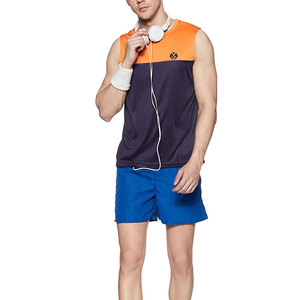 Camiseta sin mangas de entrenamiento muscular para hombre, chaleco de viaje sin mangas, transpirable camiseta sin mangas de algodón para gimnasio para hombre - Product Image 6