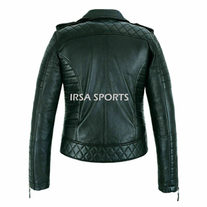 Blouson en cuir de moto Cafe Racer unisexe, luxe, exotique, imperméable, fabricant OEM/ODM IRSA SPORTS - Product Image 2