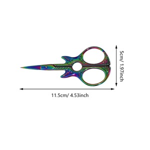 Ciseaux de style vintage pour la décoration des ongles, la couture, la broderie, l'artisanat DIY et la décoration de mariage - Product Image 6