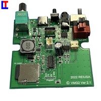 Services d'ingénierie inverse de carte de circuit imprimé (PCB) et de carte de circuit imprimé assemblée (PCBA) pour barre de son Dab Audio, fabrication clé en main de PCBA, carte de circuit imprimé d'amplificateur 5V/12V 1