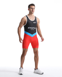 Singlet de musculation haute performance, singlet de lutte pour hommes, singlet de lutte sublimé pour hommes - Product Image 6