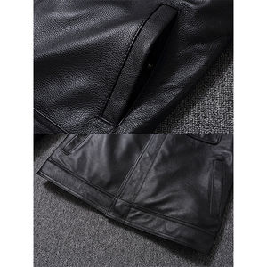 Chaqueta de Motociclista de Cuero Reversible, Impermeable, Cortavientos, Transpirable, con Cremallera, de Alta Calidad, Primavera 2024, Venta al Por Mayor, OEM, Estilo Urbano - Product Image 5