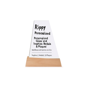 Trofei, Medaglie e Targhe Personalizzate in Vetro e Bambù Rippy - Product Image 3