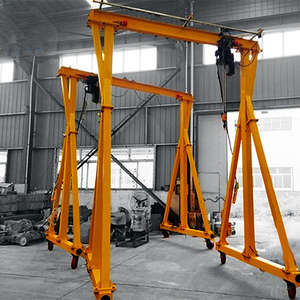 رافعة جسرية محمولة بحمولة 10 طن مع أرجل قابلة للفصل ورافعة سلسلة لسهولة إعادة التحريك والإعداد ورفع المعدات - Product Image 6