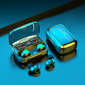หูฟังบลูทูธ M100 TWS แบบใส่ในหู รุ่น 5.3 ไร้สาย พร้อมเคสชาร์จแบบพาวเวอร์แบงค์ กันน้ำระดับ IPX7 - Product Image 3