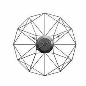 Hot Sale Iron Black Metal Round Shape Living Room Silent Sleep Quartz Movement Home Decorative <b>Clock</b> Gift <b>Clock</b> - Product Image 4