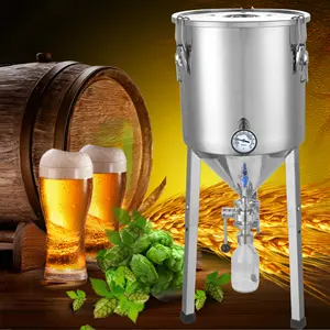 Hausgemachte Edelstahl konische Fermenter Brauerei Bier Fermenter Gärtank 60l Zu verkaufen