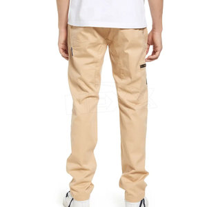 กางเกงคาร์โก้ผู้ชายคุณภาพสูงสั่งตัดพิเศษ เอวกลาง ผ้าฝ้าย 100% เป็นมิตรกับสิ่งแวดล้อม ระบายอากาศได้ดี - Product Image 4