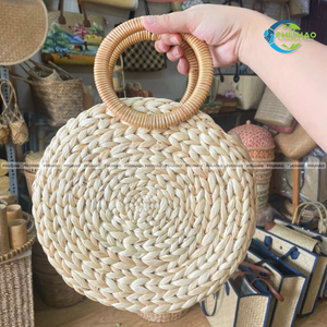 Sac à main en bambou tissé à la main Sac à main en bambou avec sac intérieur en coton Idée cadeau durable pour femme - Product Image 5