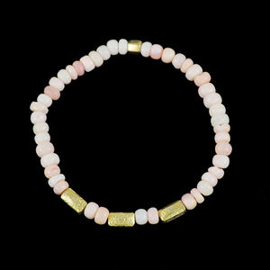 Latest New Arrival 925 Sterling <b>Silver</b> Gold Plated Pink Opal <b>Bracelets</b> <b>For</b> Women Wedding Costume Jewelry - Product Image 1