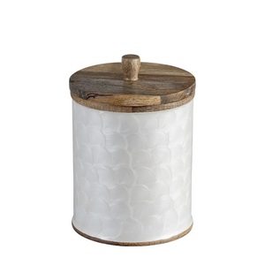 Meilleures ventes : boîte à épices/sucre en bois peinte à la main - Product Image 3