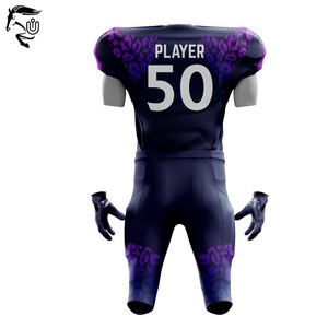 "Conjunto de Jersey y pantalón de fútbol americano | Ropa de equipo personalizada unisex para adultos | Proveedor de uniformes deportivos de poliéster a granel" - Product Image 4