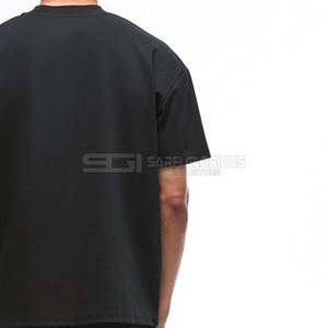 เสื้อยืดคอกลมแขนสั้นสำหรับผู้ชายเสื้อยืดผ้าฝ้ายลำลองพิมพ์ลายน้ำหนัก300กรัม - Product Image 6