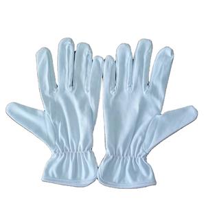 ถุงมือผ้าฝ้ายแท้ 100% สำหรับพิธีกรรม ถุงมือยามสีขาวแบบกำหนดเอง - Product Image 3