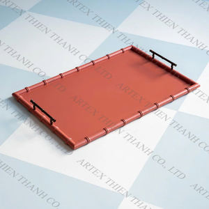 ถาดเคลือบแล็กเกอร์ทำมือธรรมชาติดีไซน์ใหม่ผลิตในเวียดนาม - Product Image 1