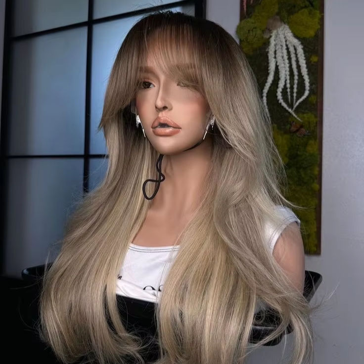 Long Layered Haircuts Human Hair Lace Front Wigs