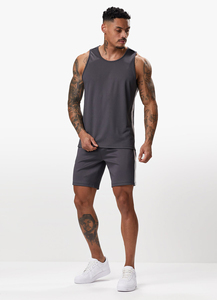 Camiseta de tirantes de fitness sin mangas con logotipo personalizado al por mayor, larguero de entrenamiento muscular de punto transpirable con diseño personalizado hecho en Pakistán - Product Image 4