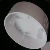 Scatola di giunzione elettrica a 2 vie, grado di protezione IP65, contenitore in ABS bianco latte per connessioni di cavi, applicazioni interne ed esterne