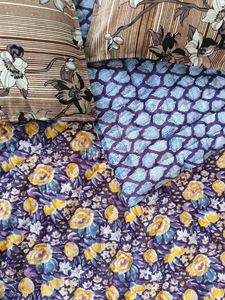 Colcha Razai de Algodón Hecha a Mano, Cálida para Invierno, con Estampado de Bloques, Estilo Boho - Product Image 6