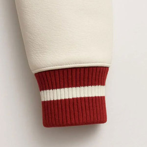 Custom Design Letterman Jackets Canvas Fabric Front Logo Lightweight High Quality Men's <b>Winter</b> - Product Image 4