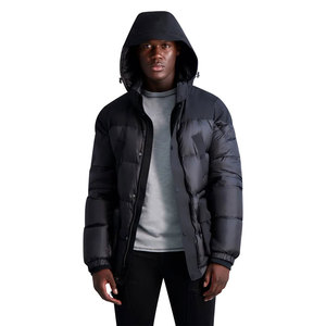 Stand Collar Down Cotton Padded Puffer <b>Jacket</b> Unisex Winter Warm Thicker Puffer bubble Coat Man <b>Jacket</b> - Product Image 3