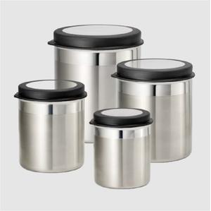 Silver Galvanised Kitchen Storage Container Durable Rustproof <b>Canister</b> Perfect For <b>Tea</b> Coffee Sugar Pantry Organization - Product Image 5