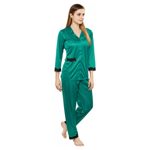 Conjunto de pijamas de primavera y otoño para mujer, ropa de dormir para niña estampada, pijamas de mujer de manga larga a la moda - Product Image 5