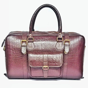 Large Capacity Travel Duffle Bags Waterproof Sport Outdoor Use <b>Leather</b> Duffle Bags in Wholesale - Product Image 4