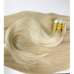 Extensions de cheveux de couleur claire donneur unique matière première extrémités épaisses cheveux longs non transformés en vrac Vietnam couleur russe - Product Image 3