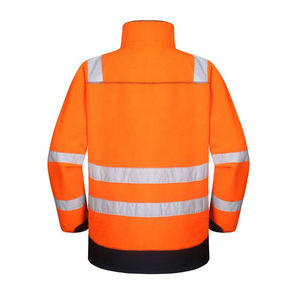 Vestes de travail unisexes de sécurité à haute visibilité, dernier design OEM, bande réfléchissante, tissu en coton respirant et léger, vêtements de travail EN - Product Image 4