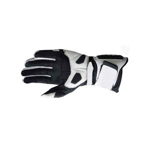 Guantes de Motociclismo de Cuero Genuino con Logotipo Personalizado, Dedos Completos o Medios Dedos, Impermeables, con Cierre de Cordones, Duraderos y Cómodos - Product Image 3