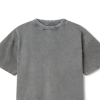 T-shirt personnalisé pour homme à col ras du cou et épaules tombantes, coupe classique, style streetwear, tricoté 100% coton, écologique