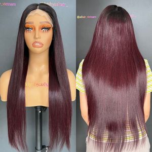 Peluca recta de hueso de encaje suizo de longitud larga Color personalizable Aspecto natural Cabello humano vietnamita de calidad superior para mujeres negras - Product Image 3