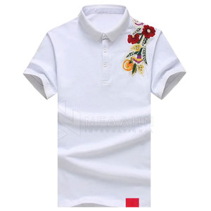T-shirts polo évacuant l'humidité de la mode T-shirts polo en tissu de coton pour hommes Nouveau style T-shirts polo pour hommes en vente - Product Image 1