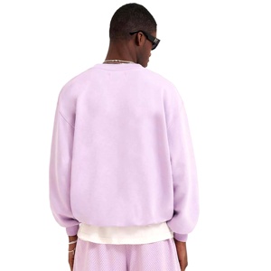 Sudaderas de 100% gramos de algodón 550 para hombre, logotipo de parche bordado personalizado para hombre, estilo pulóver, sudadera informal de invierno para hombre - Product Image 4