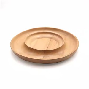 Plateau en bois de bambou durable pour servir des aliments de thé de cuisine écologique et léger avec poignées latérales - Product Image 2