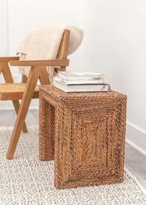 โต๊ะข้างแบบถักจากหญ้าทะเลทำจากวัสดุเป็นมิตรต่อสิ่งแวดล้อมเฟอร์นิเจอร์บ้านขายส่ง - Product Image 6