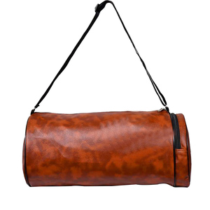 Bolsas de deporte para el gimnasio de las mujeres bolsas de embalaje para el gimnasio ropa de viaje bolsa de diseñador grande Deportes de cuero marrón - Product Image 3