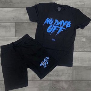 ชุดครอปท็อปและกางเกงขาสั้นผ้ายืด2ชิ้นสำหรับผู้ชายชุดสไตล์ลำลองผ้าเทอร์รี่ระบายอากาศผลิตตามสั่งสำหรับฤดูร้อน - Product Image 2