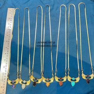 New Fashion <b>Stone</b> Pendant Wholesale From India <b>Stone</b> Pendant Fashion Pendants <b>Stone</b> Charms Fashion Charms Chakra Pendants - Product Image 5