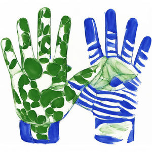 2025 nouveauté conception personnalisée poignée Football récepteur gants adultes enfants en plein air Football américain gants - Product Image 5