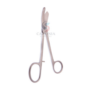 Cisaille à plâtre excentrique orthopédique 190mm Ciseaux de rupture de bandage Ciseaux obstétriques Acier inoxydable - Product Image 6
