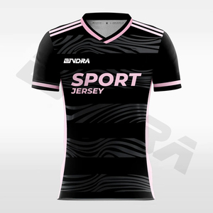 Camiseta de fútbol negra con ajuste cómodo, tejido ligero y transpirable, diseñada para un secado rápido, ideal para entrenamiento, disponible hoy, élite. - Product Image 2
