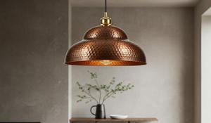 Lampe suspendue en fer pour la maison, design artistique, pour une éclairage décoratif remarquable, créant un impact artistique avec une brillance métallique - Product Image 2