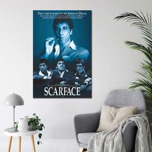 Scarface Movie <b>Poster</b> with High Quality Digital Printing Techniques - Product Image 2