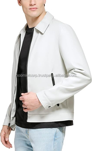 Entièrement personnalisé 100% véritable cuir de vachette hommes mode vestes en cuir vêtements décontractés hommes veste en cuir pour hommes - Product Image 2