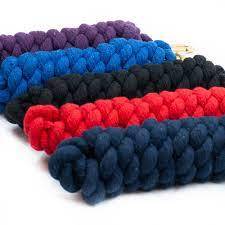 Cordes de plomb pour cheval Cordes de plomb en coton Cheval de couleur bleu royal Corde de plomb pour cheval Pied Robuste Poly Laiton Snap Bonne qualité - Product Image 2
