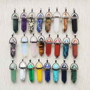 Lot de 50 pendentifs en cristal de pierre naturelle de haute qualité pour la fabrication de bijoux faits à la main. - Product Image 6